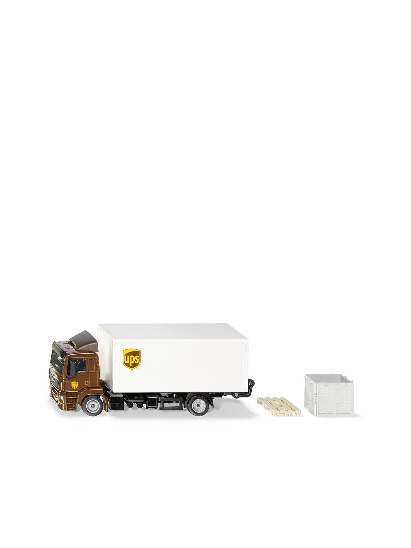 SIKU | MAN LKW mit Kofferaufbau und Ladebordwand | 